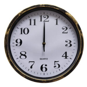 Reloj 160 Pared 30 cms Borde Ancho Color  *