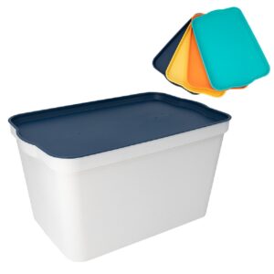 Canasto/Organiz.592 Plast.c/Tapa 2,3 lt 20x13x10*