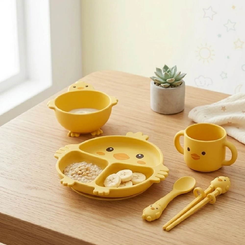Set 049 Infantil Bandeja+Cub.+Vaso+Bowl+Plato * - Imagen 2
