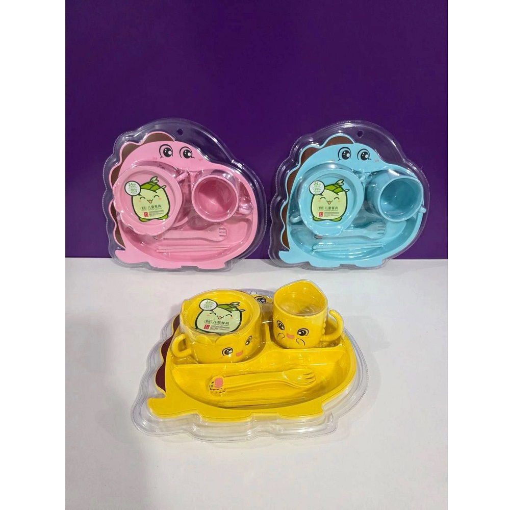 Set 049 Infantil Bandeja+Cub.+Vaso+Bowl+Plato * - Imagen 5