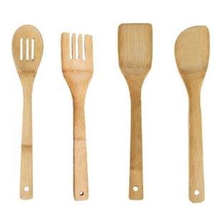 Set x4 Utensilios Madera 21,6 cms*