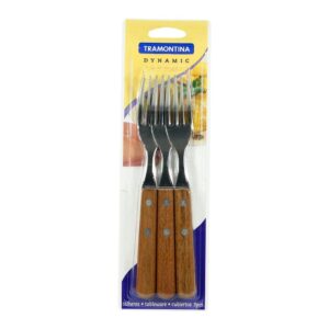 Tenedor Tramontina m/Madera Dynamic x3*