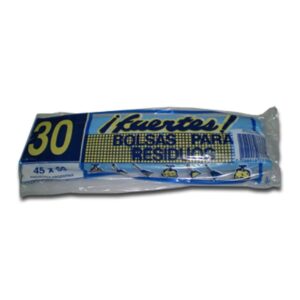 Bolsas residuos Fuertes 45 x 60 cm x 30 unid