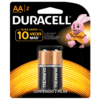 Pilas Duracell AA alcalinas x 4 unid *