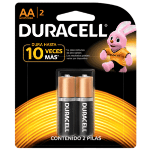 Pilas Duracell AA alcalinas x 4 unid *