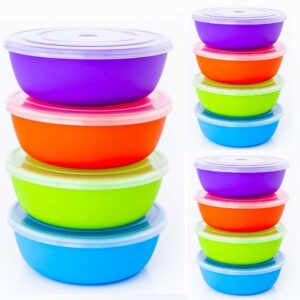 Set x 4 Bowls c/Tapa Multiuso Duzzi