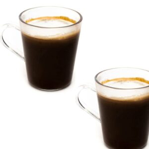 Set x4 Tazas Capuccino Acrilicas Duzzi