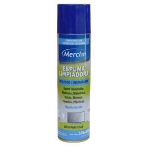 Espuma Limpiadora Multiuso Aerosol Merclin 360cc*