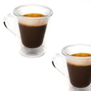 Set x 4 Tazas Macchiato DobleCapa Duzzi