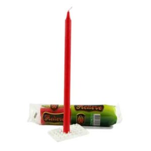 Vela Roja Relieve x 160 grs