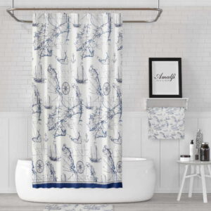 Cortina Baño Poliester100% Estampada.cod. 301