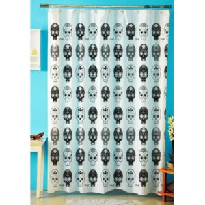 Cortina Baño Extra Gruesa c/Ganchos 317.