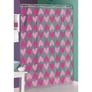 Cortina Baño Extra Gruesa c/Ganchos 317.