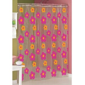 Cortina Baño Extra Gruesa c/Ganchos 317.