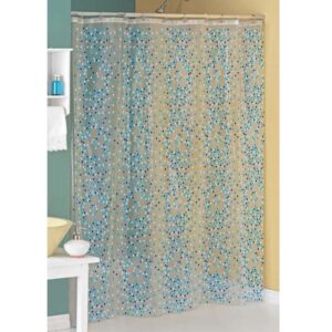 Cortina Baño Extra Gruesa c/Ganchos 317.