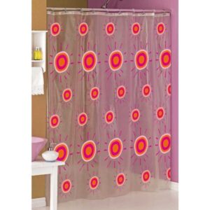 Cortina Baño Extra Gruesa c/Ganchos 317.