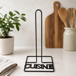 PortaRollo Cocina 2308 Cuisine Negro 28x15 .