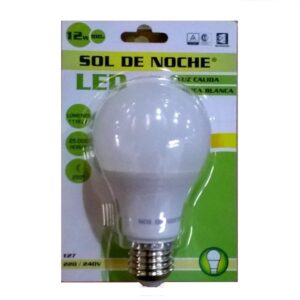 Lampara Led 12/100w Blanca Luz Calida*