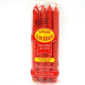 Velas Lourdes Rojas x 160 grs*