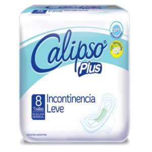Toallas Calipso incontinencia c/ alas x 8 unid *