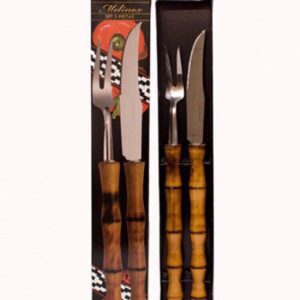 Cuchilla+Trincheta Asado Melinox 79