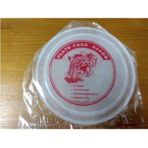 Plato Plastico p/Asado 22cms
