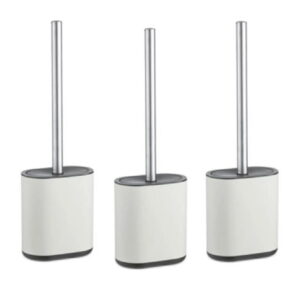 Escobilla Inod.Suka Oval c/Base Plast.Mango Acero