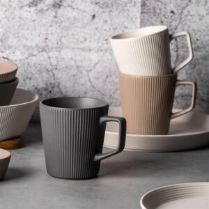 Set x4 Tazas Ceramica 402 Calidad/Diseño 370ml.