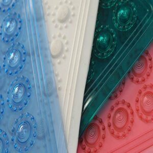 Alfombra p/Baño PVC CIRCULOS .