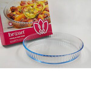 Fuente 244 Broart 26cm Red.Vidrio p/Horno 1720cc.