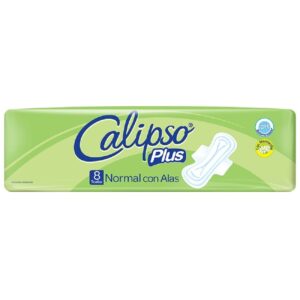 Toallas Calipso Verde c/alas s/ desod.x 8 unid *