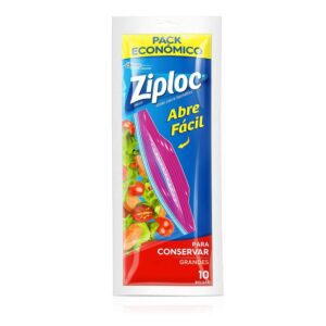 ZIPLOC Doble Cierre Grandes 10unid*