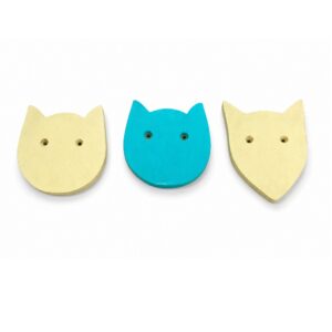 Alternative view of 3 Percheros Figuras Animalitos Madera