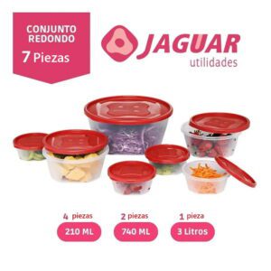 Set x 7 Hermeticos 1766 Red.Jaguar .