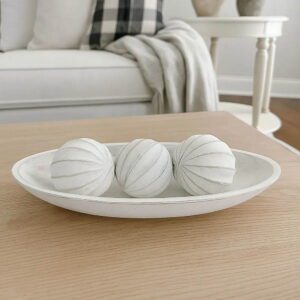 Centro 59/60 Mesa 37x17 cm MDF c/Bolas Adorno*