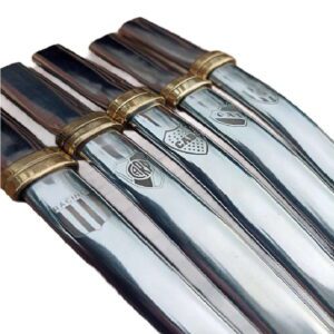 Bombilla CENTRAL Plana 17cm Acero Inox  .