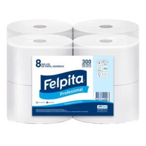 Bolson 8 unid x300mts Higienico Felpita Blanco