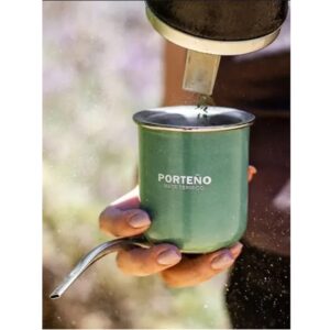 Mate Termico Acero PORTEÑO+Bombilla