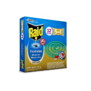 Espiral Raid Verde Caja x 12 unid *