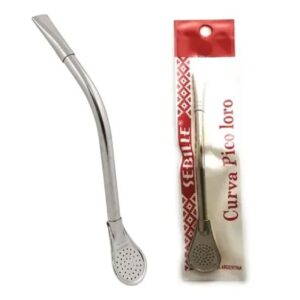 Bombilla 2460 Sebille Curva Pico Loro Acero Inox .