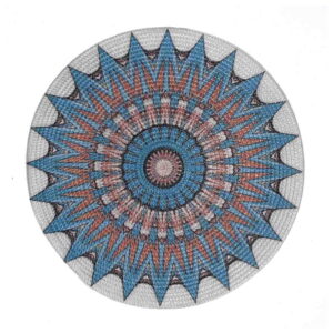 Individual/Plato Sitio DA247 Mandala 38cm