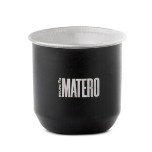 Mate Matero Marwall Acero Inox.Blanco/Negro*