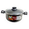 Cacerola Teflon Tapa Vidrio GUADIX 24cm .