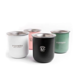 Mate Termico Acero PORTEÑO+Bombilla