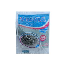 Esponja Acero Inox.Nuvia x 10 grs .