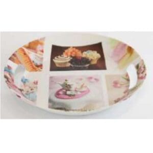 Bandeja Plastica 27x4 Red. c/Asa 749*