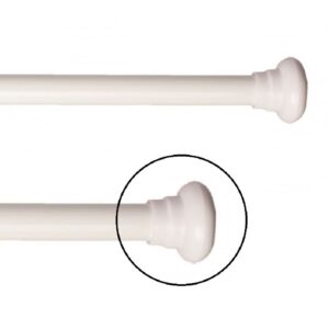 Barral Lujo c/terminal Blanco o Beige 1 a 2 mt  .