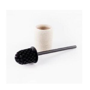Escobilla Ba�o 6207 PoliResina M/Negro c/Base*