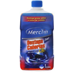 Destapa cañeria Merclin gel max 1 Lt    .