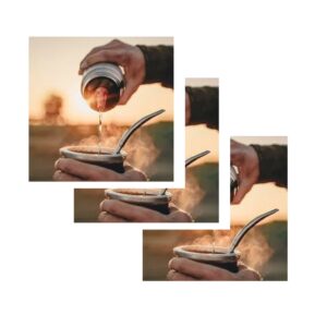 Mate Termico Acero PORTEÑO+Bombilla